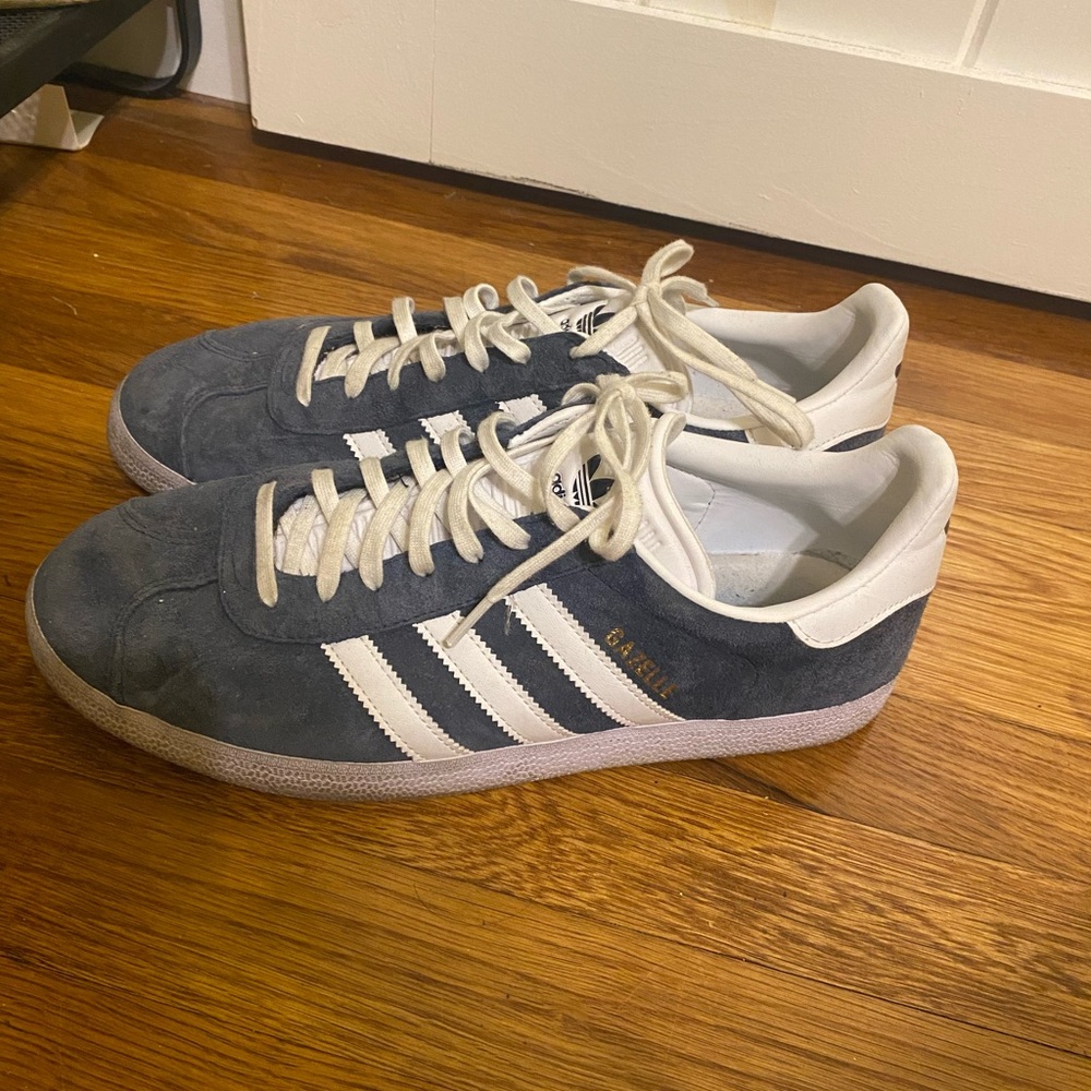 adidas Gazelle Sneakers in Navy Blue and White